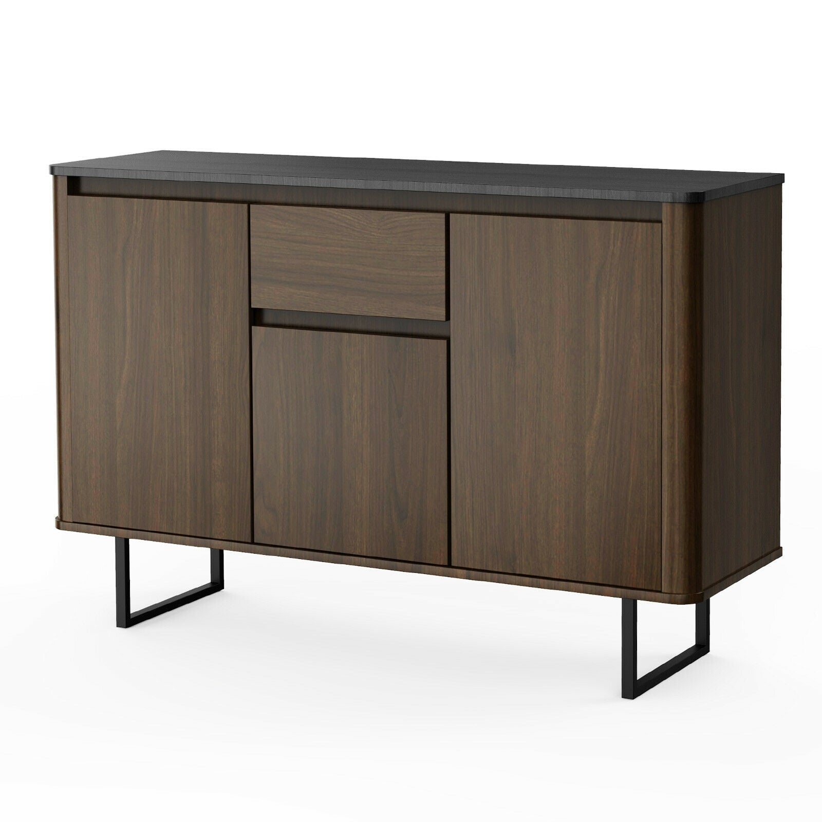 3-Door Kitchen Buffet Sideboard with Drawer for Living Room Dining Room