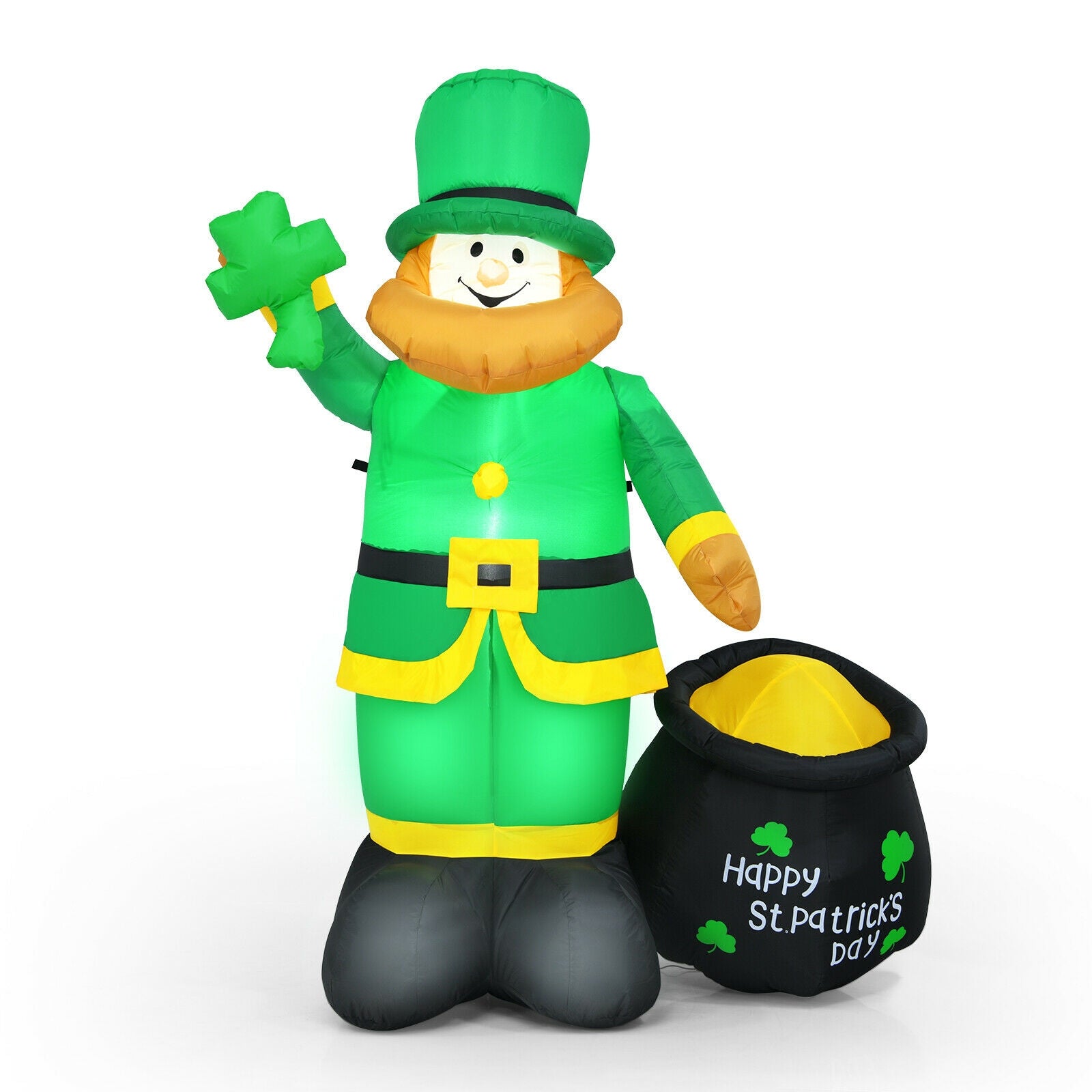 Patrick’s Day Inflatable Leprechaun for for Yard and Lawn-6 ft