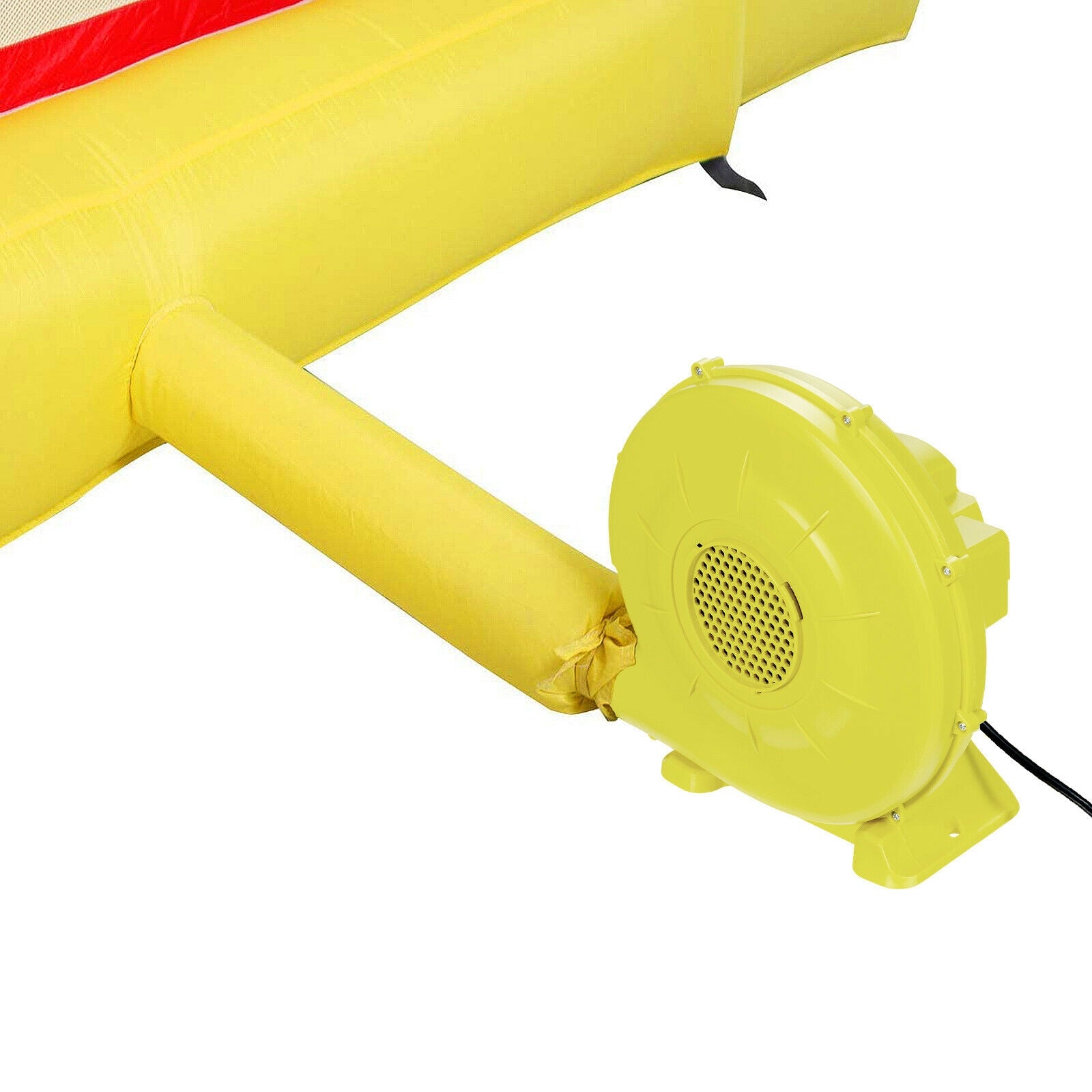 350 Watt 0.5 HP Air Blower Pump Fan for Inflatable Bounce House and Bouncy Castle-Yellow