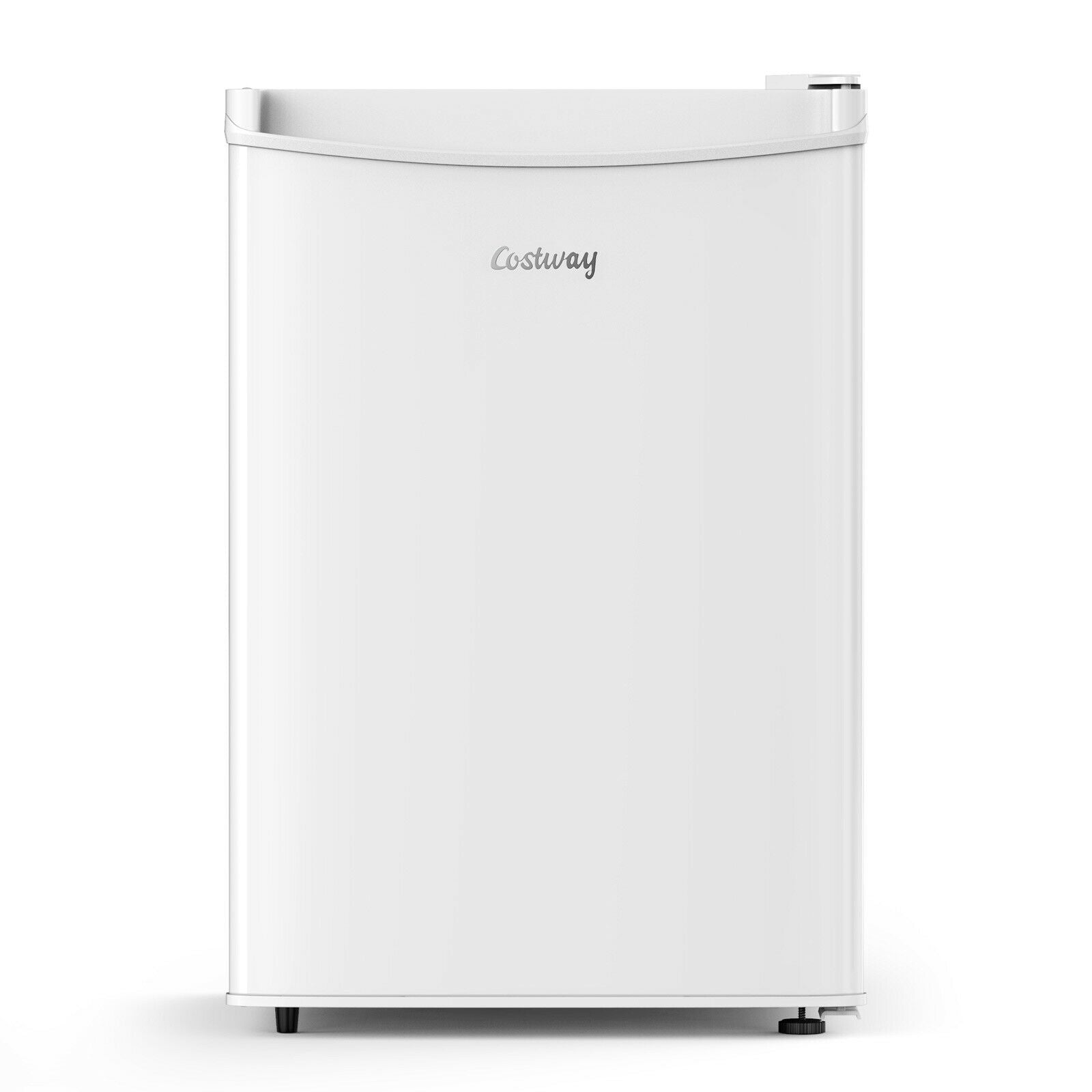 2.5 Cu Ft Compact Single Door Refrigerator with Freezer-White 