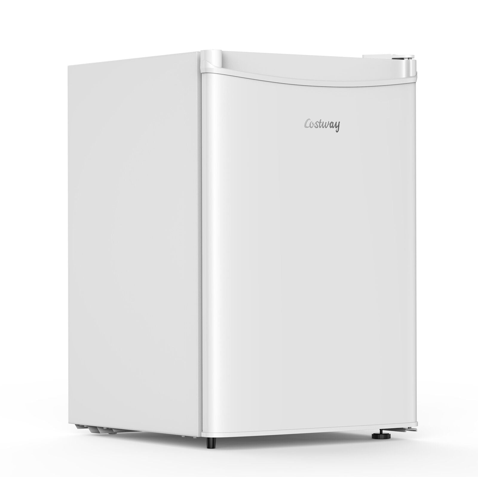 2.5 Cu Ft Compact Single Door Refrigerator with Freezer-White 