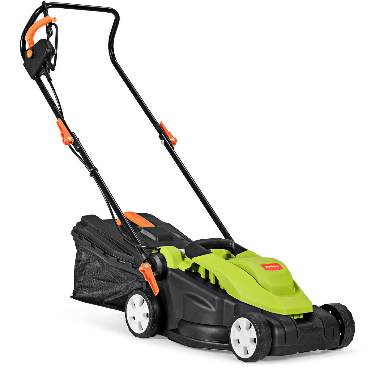 14-Inch 12 Amp Lawn Mower with Folding Handle Electric Push