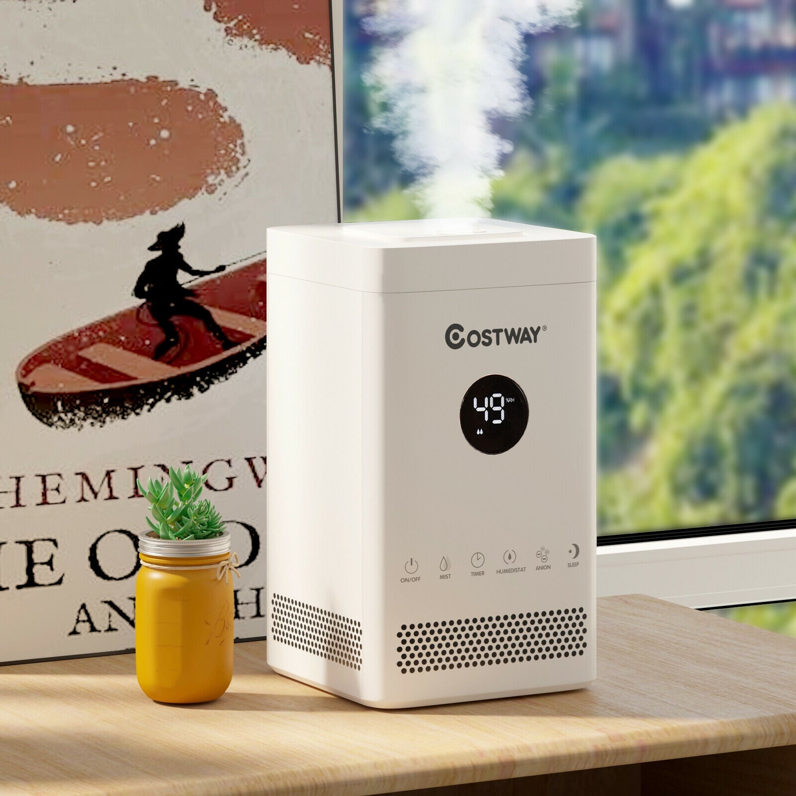 3.5L Quiet Top Fill Air Humidifier with Multiple Mode