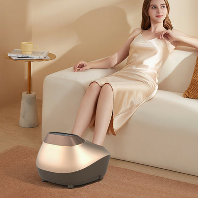 Shiatsu Foot Massage Machine with Air Compression-Golden 