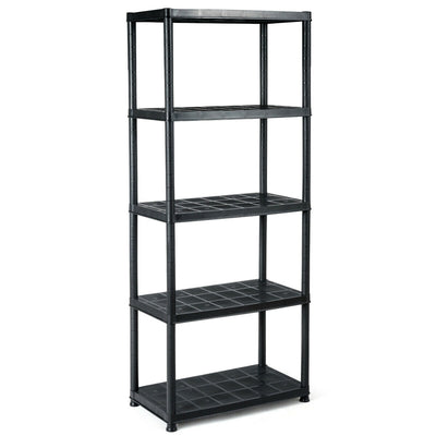 5-Tier Storage Shelving Freestanding Heavy Duty Rack 