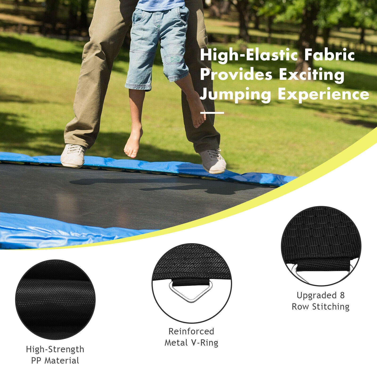 High-Elastic PP Replacement Jumping Mat-14 ft