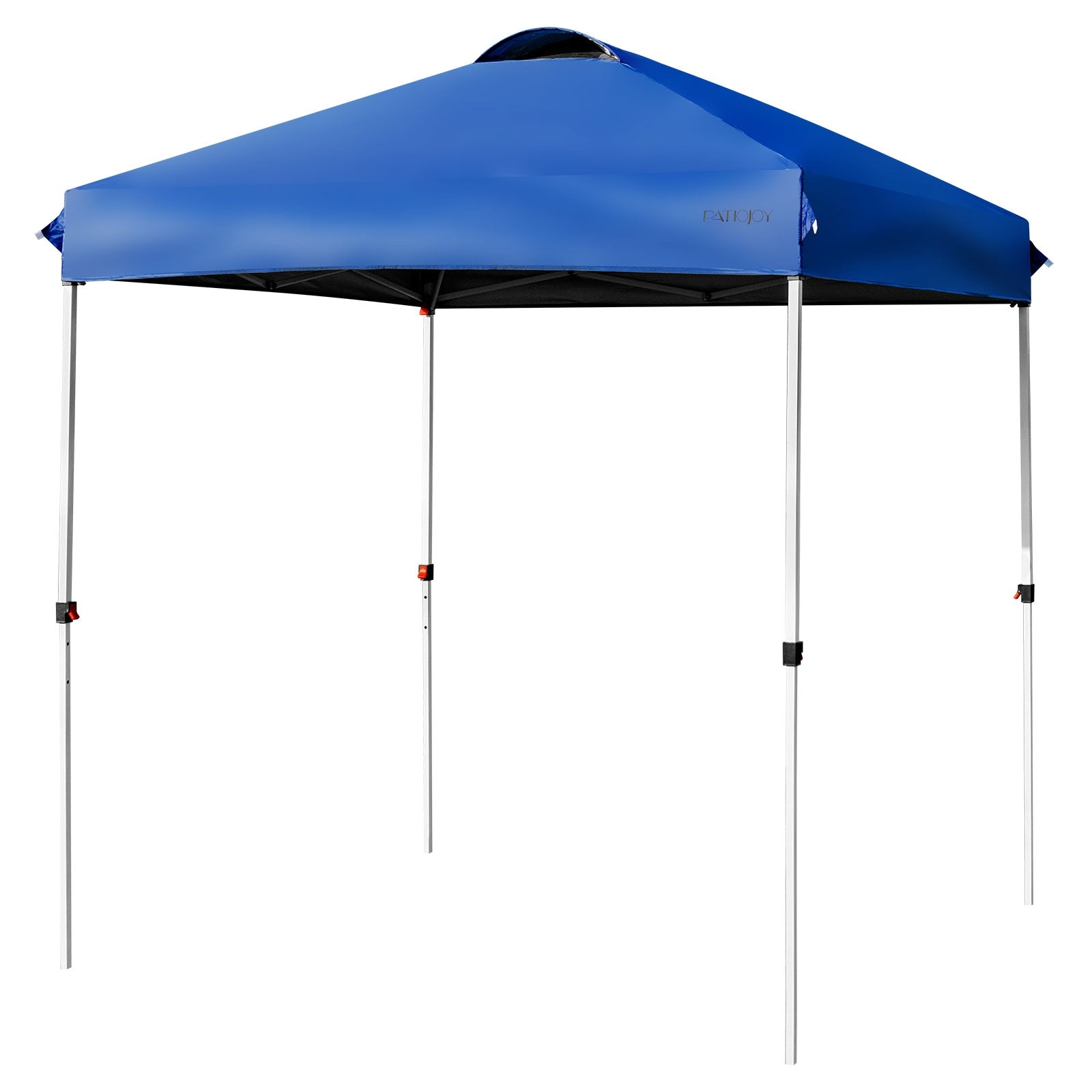 6.6 x 6.6 Feet Outdoor Pop-up Canopy Tent with Roller Bag-Blue