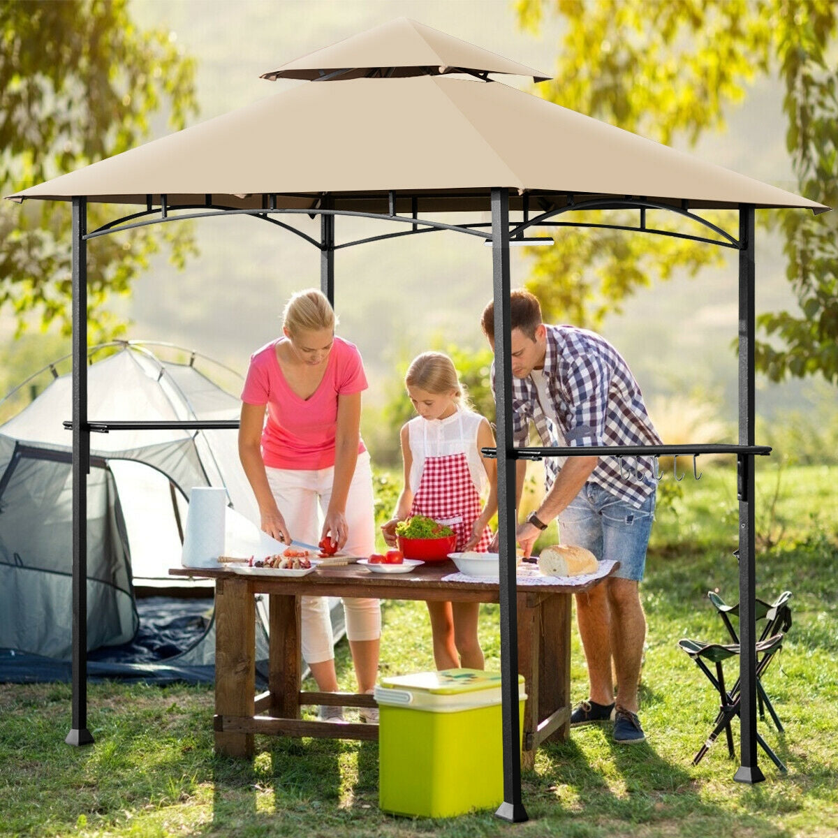 8’ x 5’ Outdoor Patio Barbecue Grill Gazebo