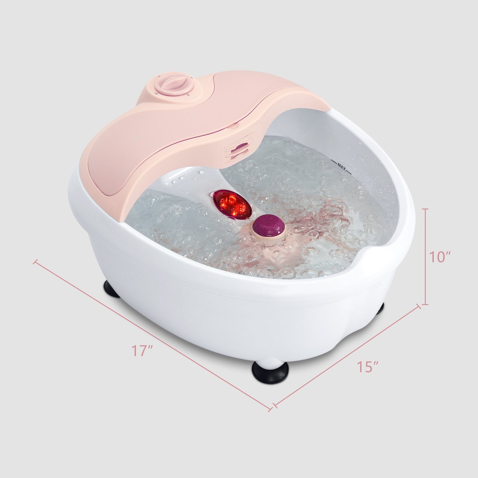 Spa Bubble Vibration Bath Foot Massager