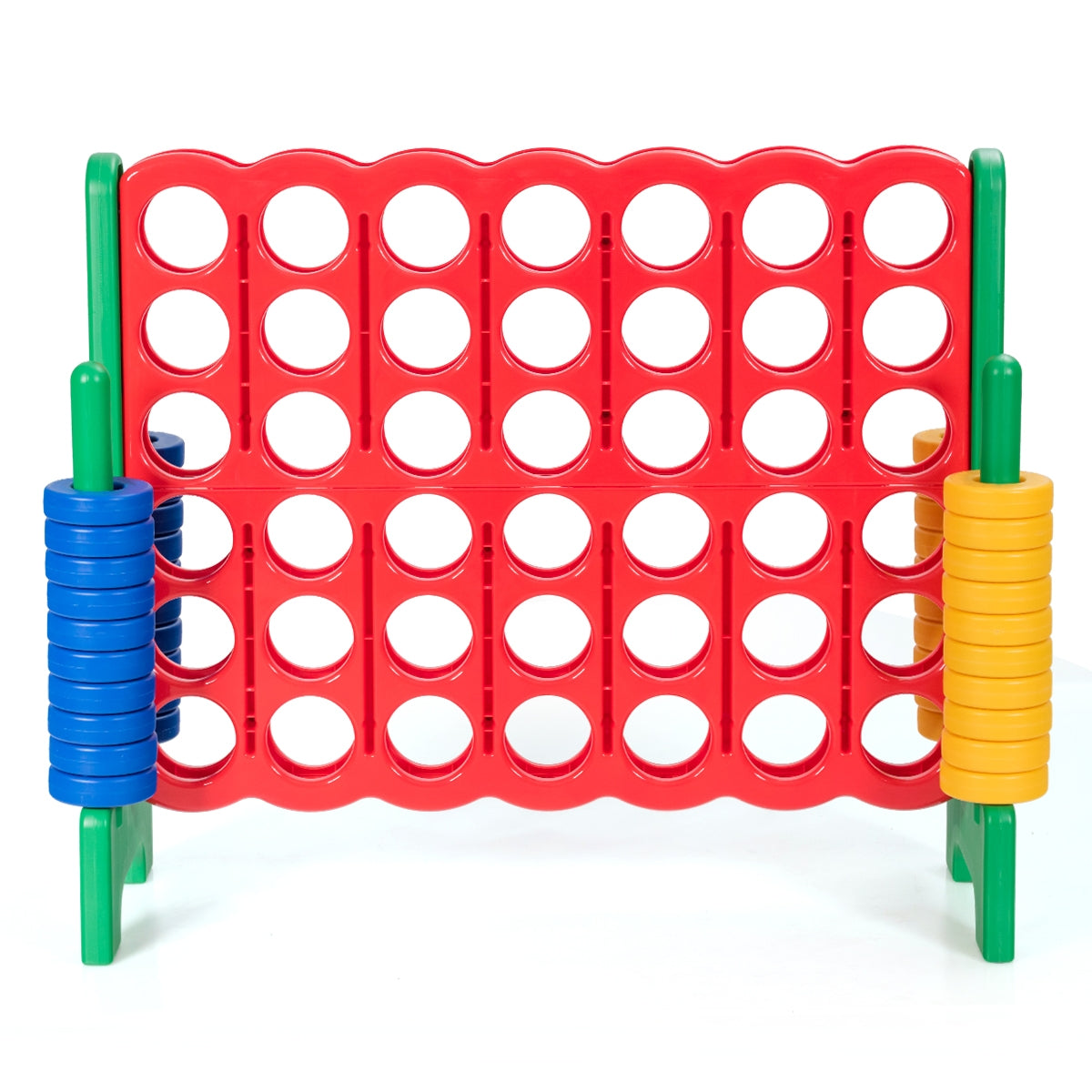 Jumbo 4-to-Score Giant Game Set with 42 Jumbo Rings and Quick-Release Slider-Green