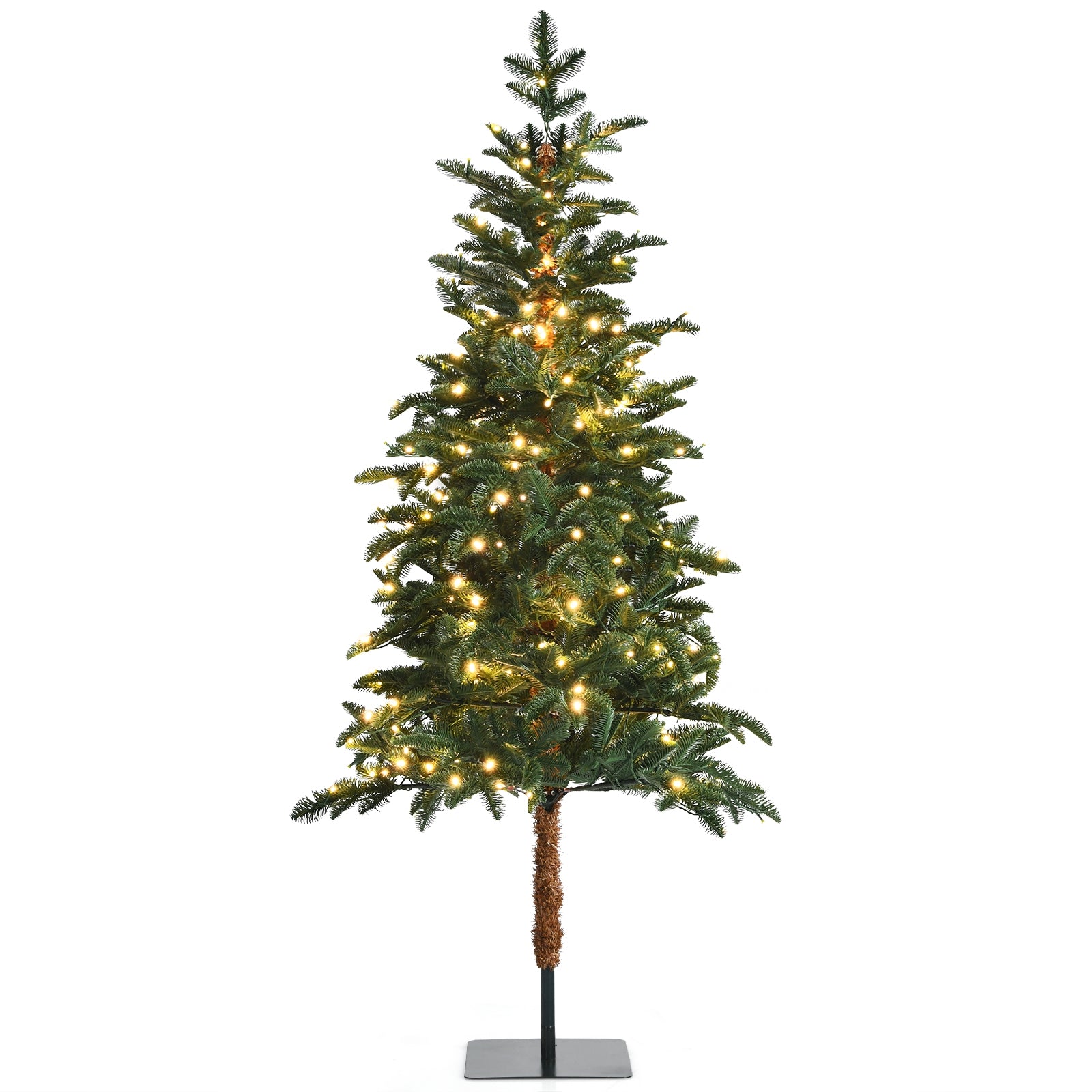 6 Feet Artificial Pencil Christmas Tree with 250 Lights