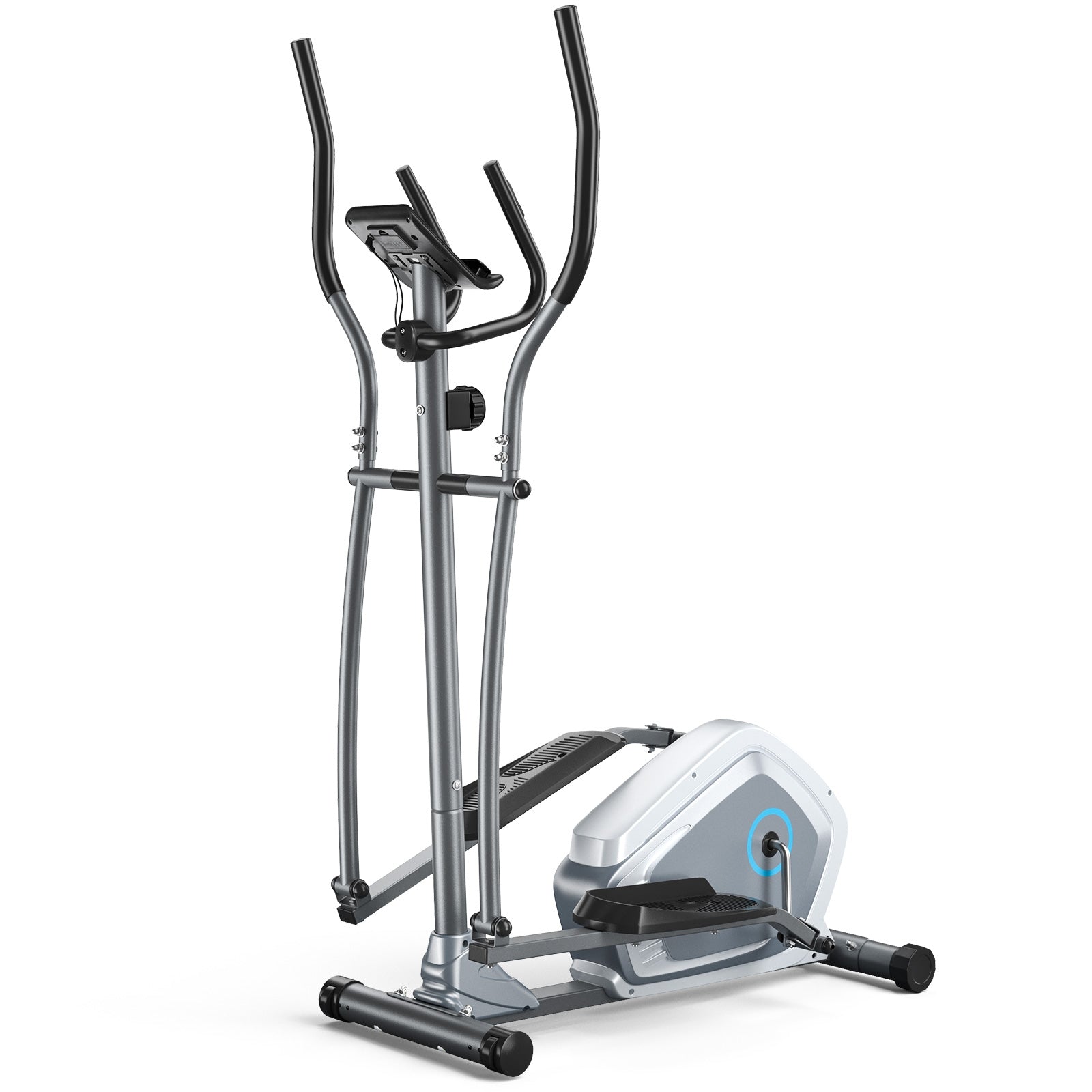 Elliptical Magnetic Cross Trainer with LCD Monitor and Pulse Sensor