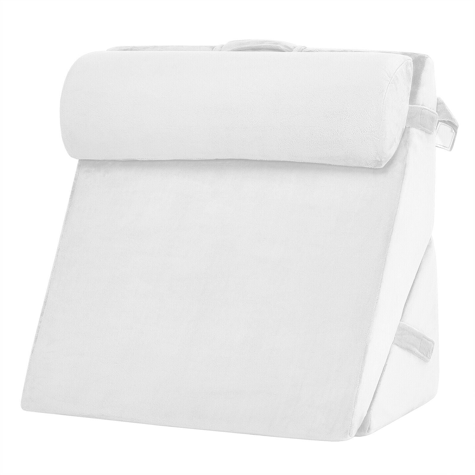 Adjustable Neck Back Support Memory Foam Headrest-White