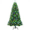 6 Feet Artificial Christmas Tree with Remote-controlled Color-changing LED Lights