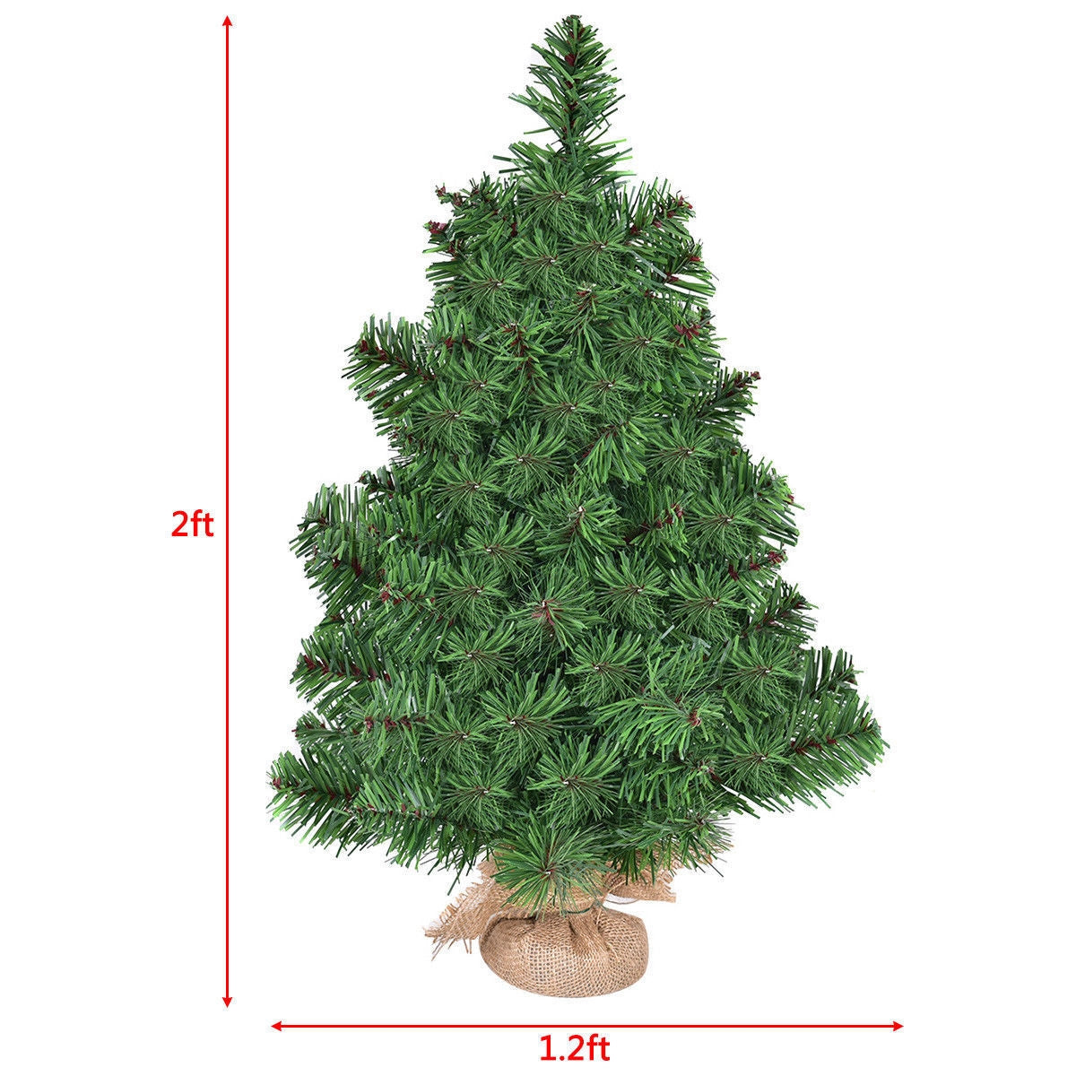 Holiday Season Decor Artificial PVC Christmas Tree-2 ft