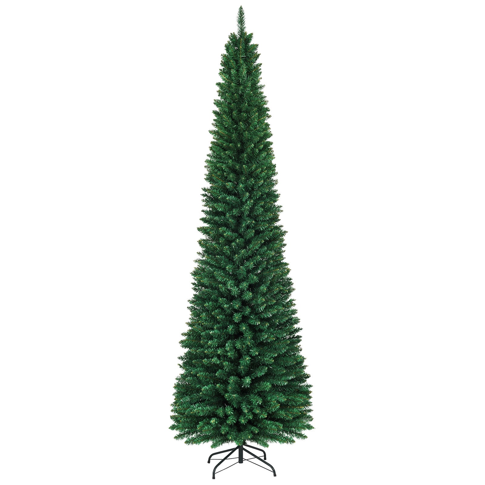 PVC Artificial Slim Pencil Christmas Tree-9'