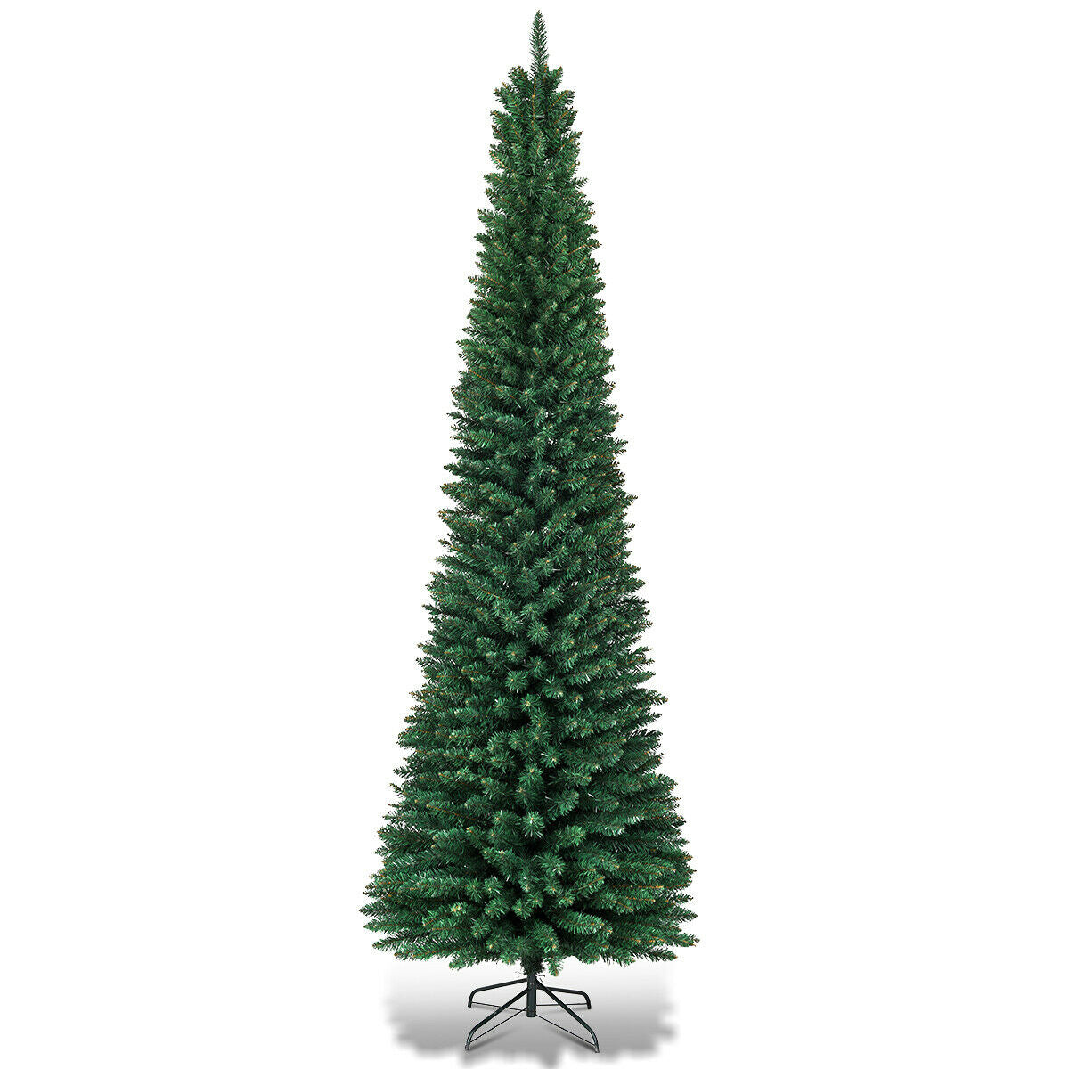 PVC Artificial Slim Pencil Christmas Tree-7'