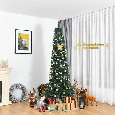 PVC Artificial Slim Pencil Christmas Tree-7'Â 