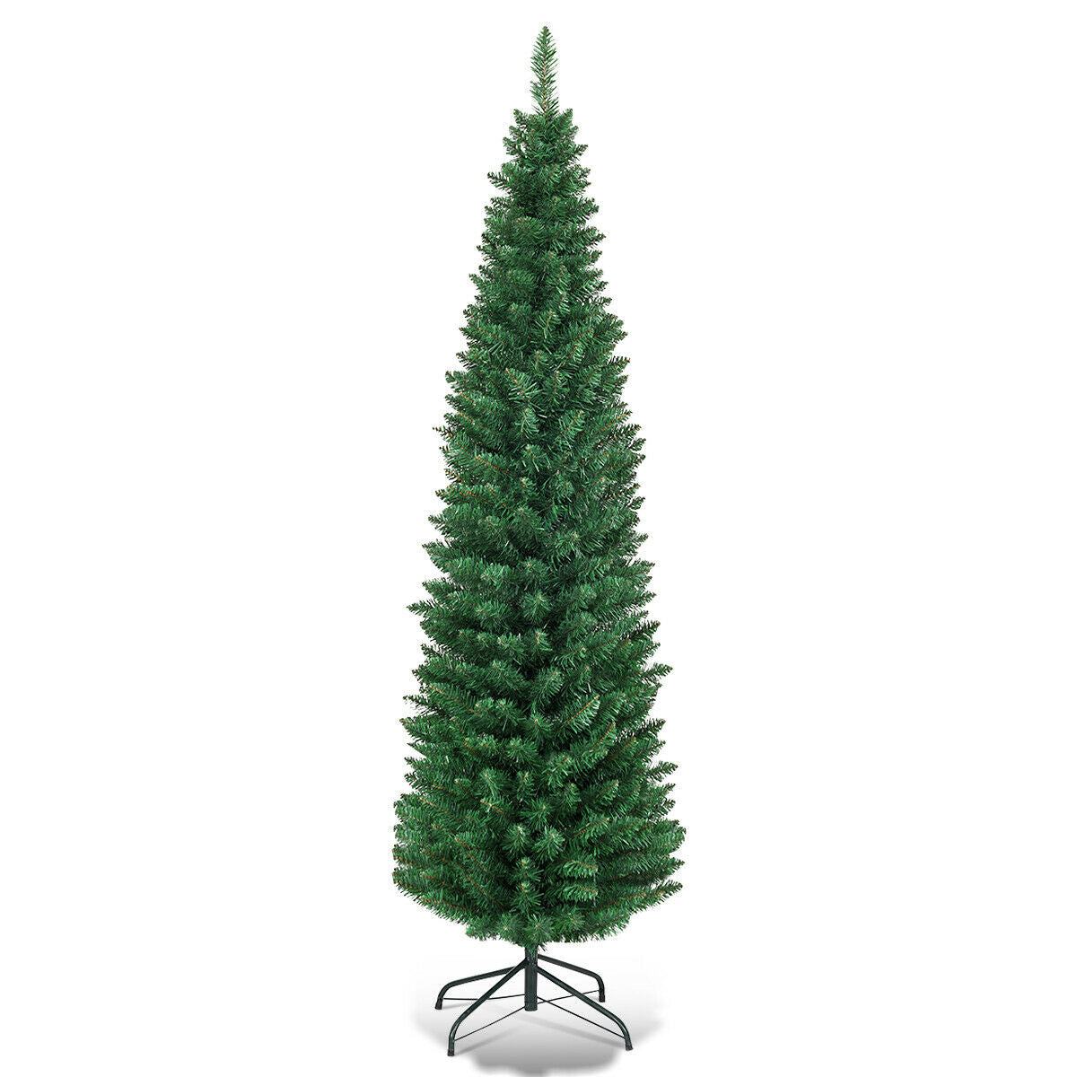 PVC Artificial Slim Pencil Christmas Tree-5'