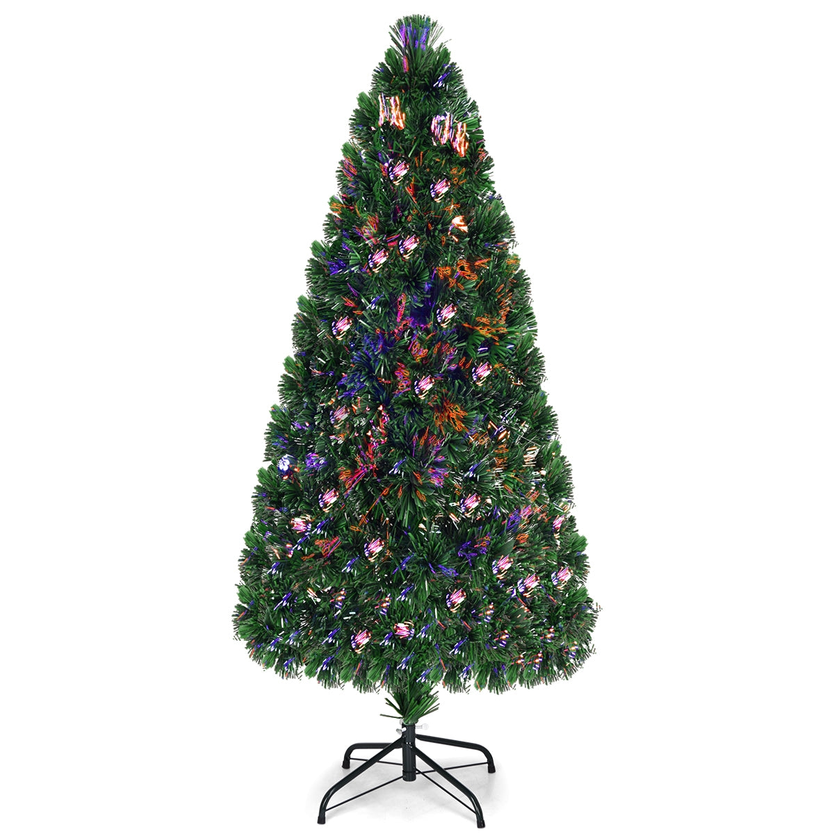 3' / 4' / 5' / 6' Fiber Optic Artificial PVC Christmas Tree-6 ft