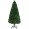 Feet Artificial Pre-Lit Fiber Optic PVC Christmas Tree