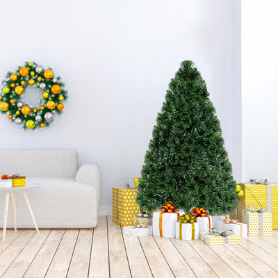 3/4/5 Feet Artificial Pre-Lit Fiber Optic PVC Christmas Tree-4 ftÂ 