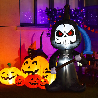 6 Feet Halloween Inflatable Decorations with Built-in LED LightsÂ 