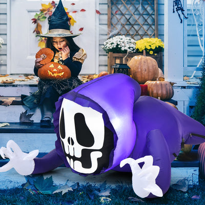 4 Feet Halloween Inflatable Ghost with Built-in LED LightsÂ 