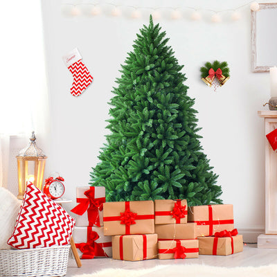 6 Feet Unlit Artificial Christmas Tree with 1250 Branch TipsÂ 