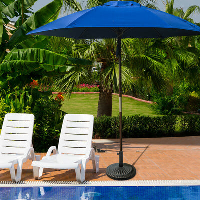 31.5 lbs Market Heavy-Duty Outdoor Stand Bronze Umbrella BaseÂ 