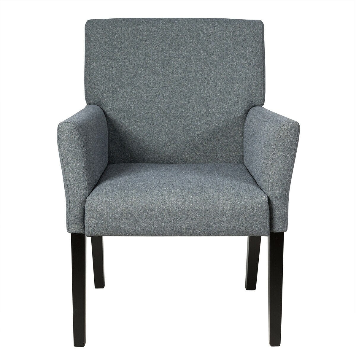 Executive Guest Chair Reception Waiting Room Arm Chair-Gray