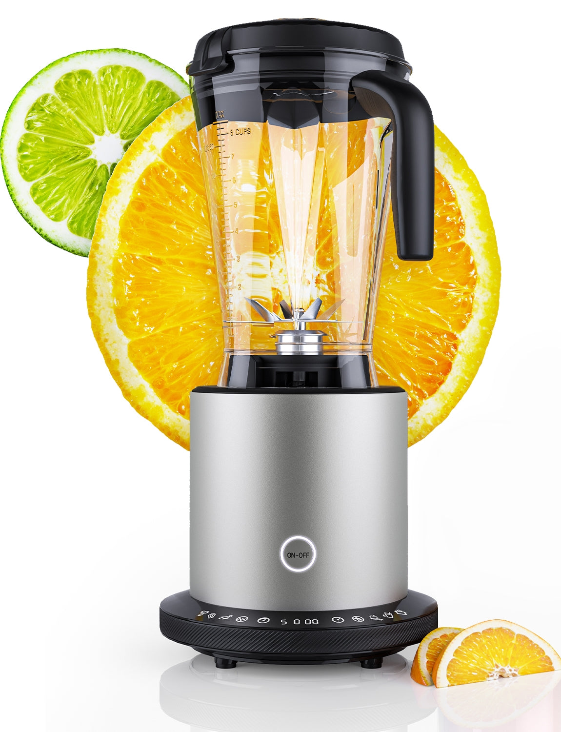 1500W Smoothie Maker High Power Blender with 10 Speeds