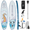 Inflatable Stand Up Paddle Board Surfboard with Aluminum Paddle Pump