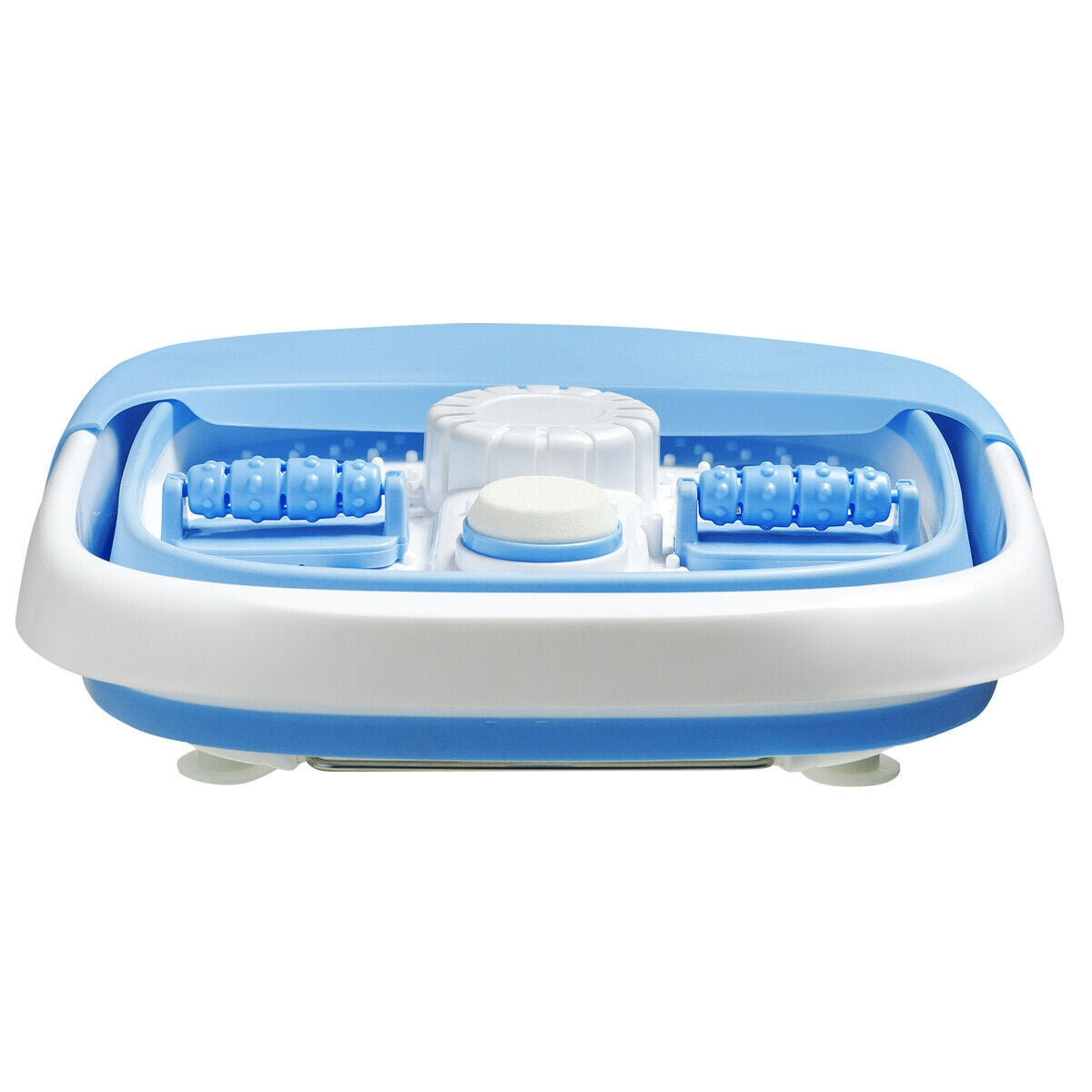 Foot Spa Bath Motorized Massager with Heat Red Light-Blue