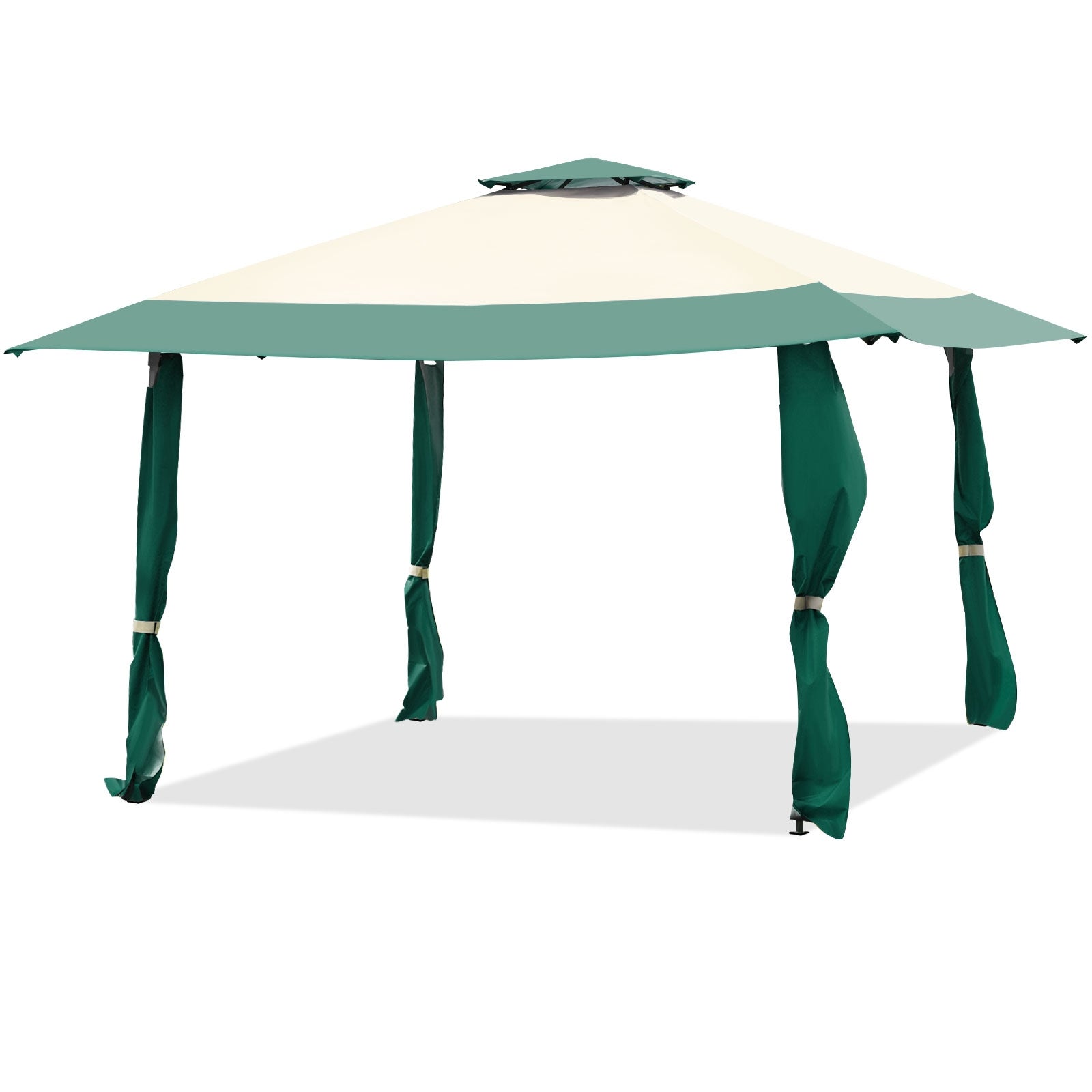 13 Feet x 13 Feet Pop Up Canopy Tent Instant Outdoor Folding Canopy Shelter-Green