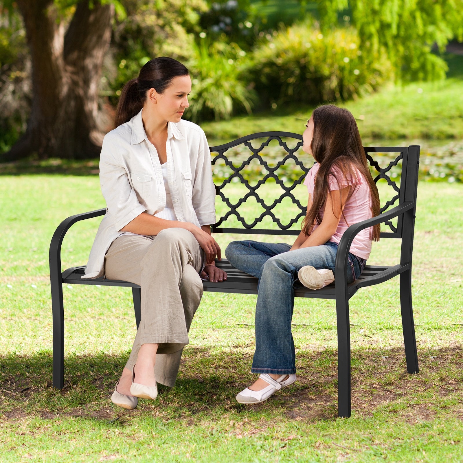 50 Inch Patio Garden Bench Loveseats