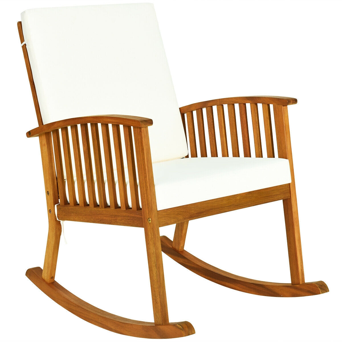 Outdoor Acacia Garden Wood Rocking Chair