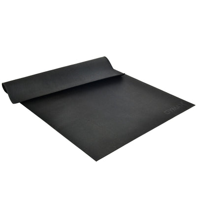 Large Yoga Mat 6' x 4' x 8 mm Thick Workout Mats-BlackÂ 