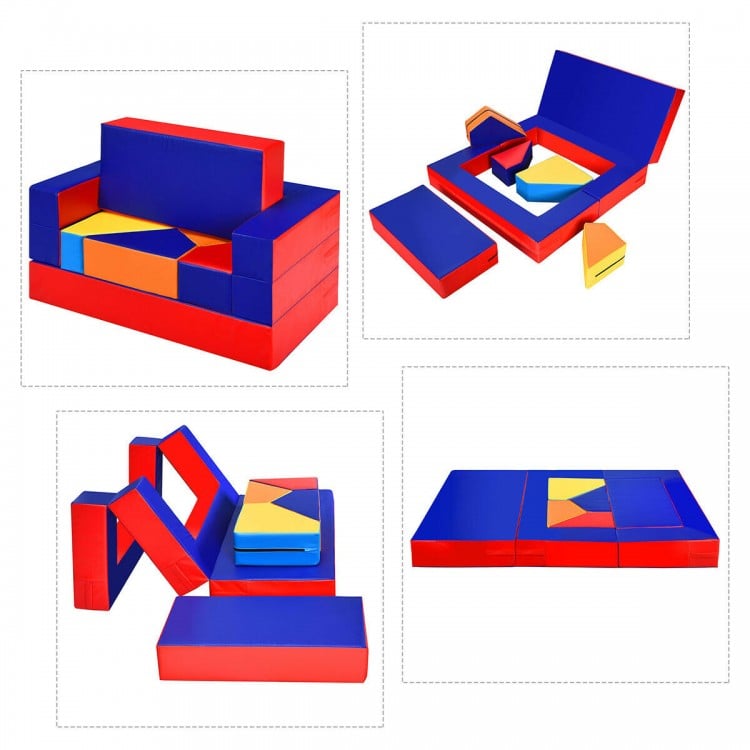 4-in-1 Crawl Climb Foam Shapes Toddler Kids Play Set