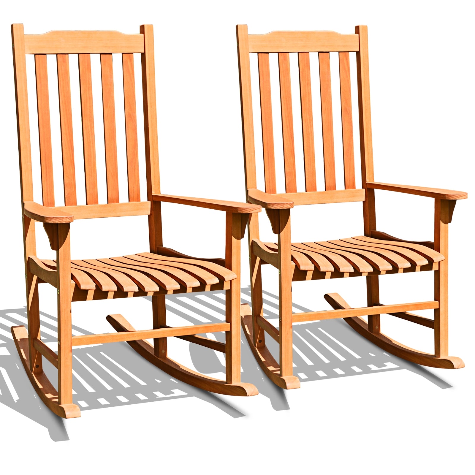 Outdoor Rocking Chair Single Rocker for Patio Deck