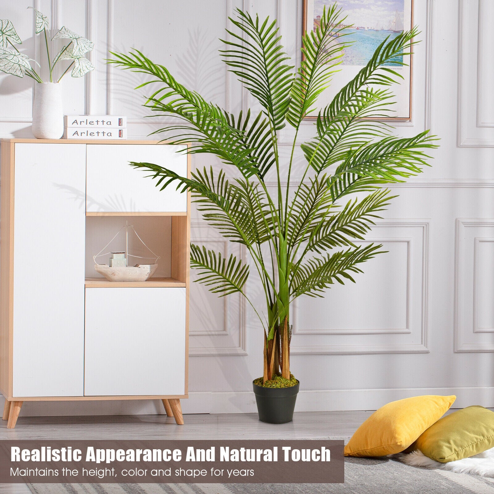 5 Feet Indoor Artificial Phoenix Palm Tree Plant