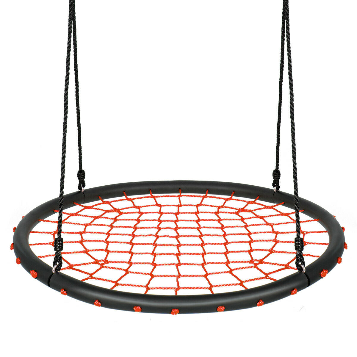 40 Inch Spider Web Tree Swing Set-Orange