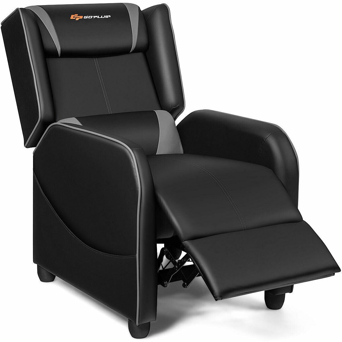 Home Massage Gaming Recliner Chair-Gray