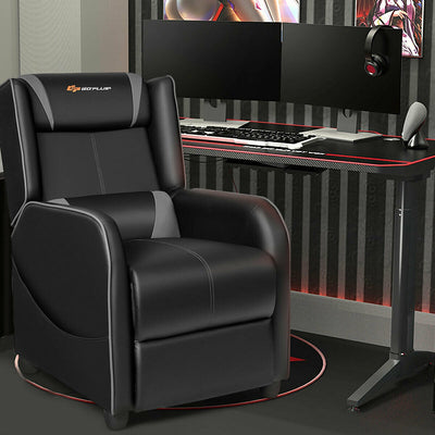 Home Massage Gaming Recliner Chair-GrayÂ 