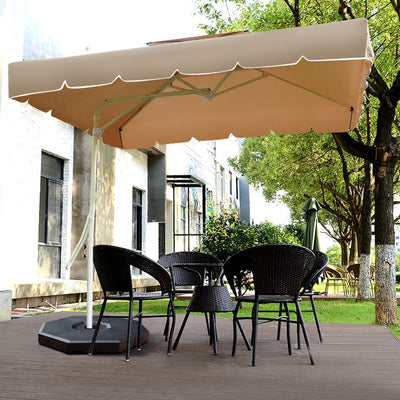 4 Pieces Patio Cantilever Offset Umbrella Weights Base Plate SetÂ 