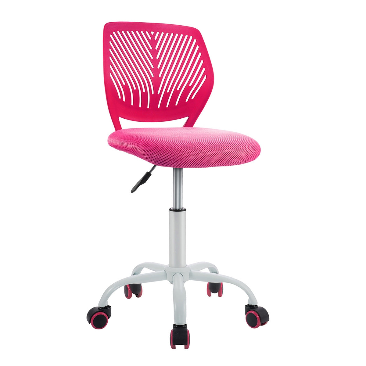 Kids Desk Chair with Adjustable Height and Lumbar Support-Pink