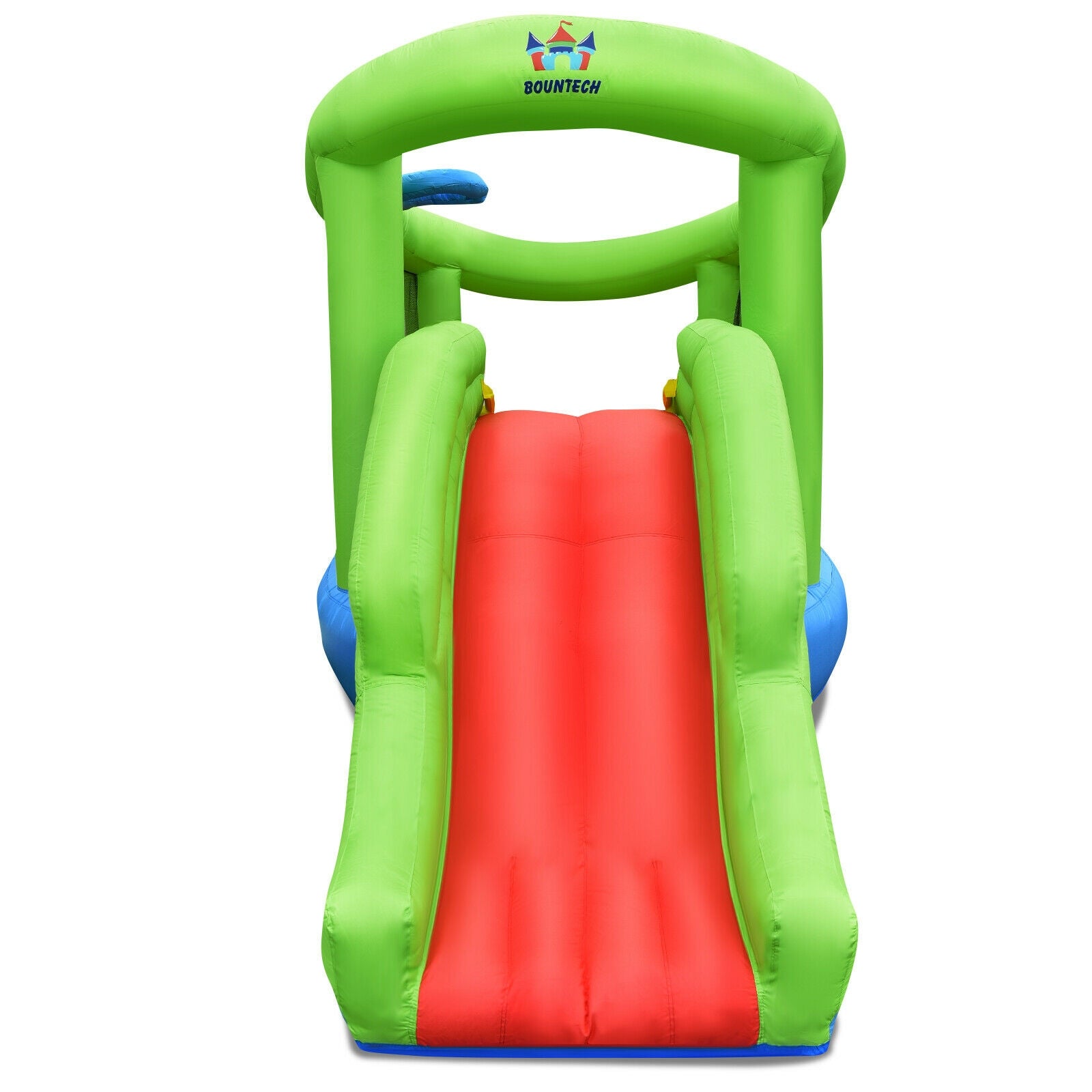 Inflatable Dual Slide Basketball Game Bounce House Without Blower