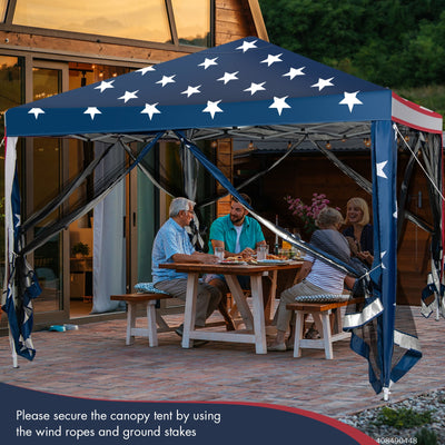 10 x 10 Feet Pop-up Canopy Tent Gazebo Canopy for OutdoorÂ 