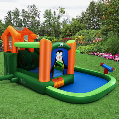 Inflatable Slide Bouncer and Water Park Bounce House Without BlowerÂ 
