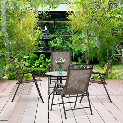 Set of 4 Patio Folding ChairsÂ 